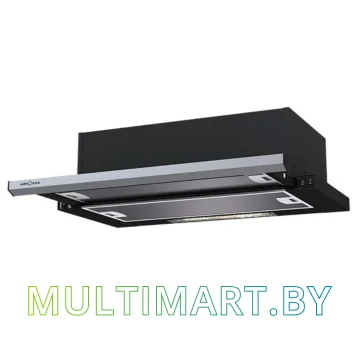 Вытяжка Krona Kamilla Slim 600 Black-Inox 1m (21300)
